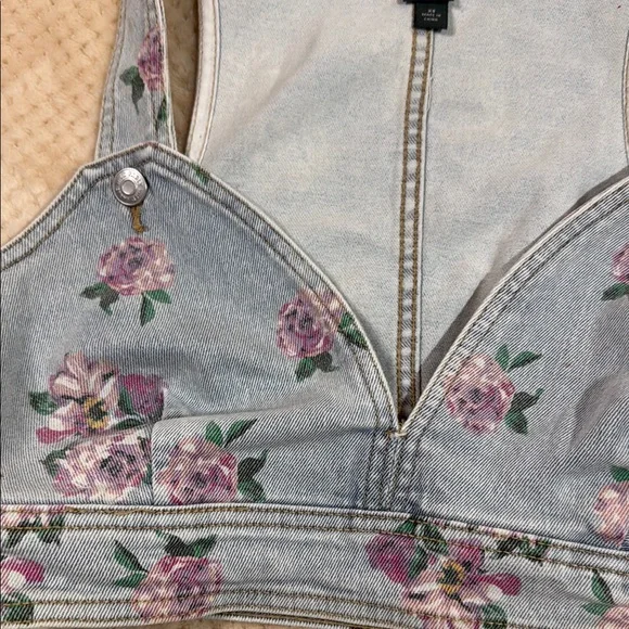 Wild Fable Green Fitted Crop Tank Top - Picture 2 of 8